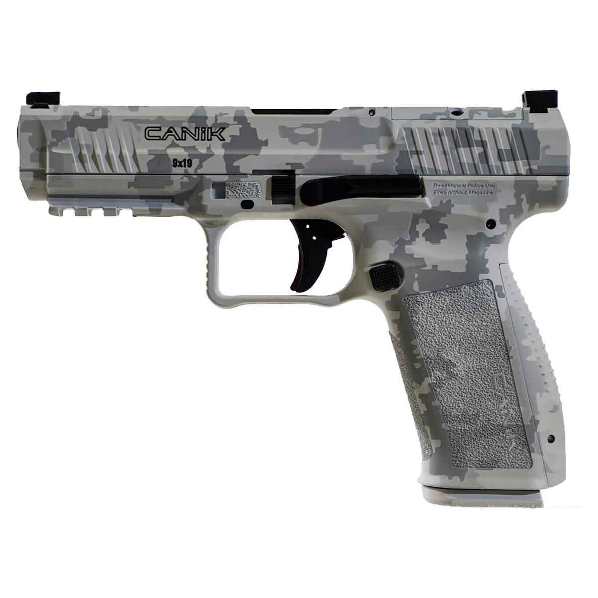 Canik Mete SFT 9mm Luger 4.46in Arctic Digital Cerakote Pistol - 20+1 Rounds - Gray Canik Mete SFT 9mm Luger 4.46in Arctic Digital Cerakote Pistol - 20+1 Rounds - Gray