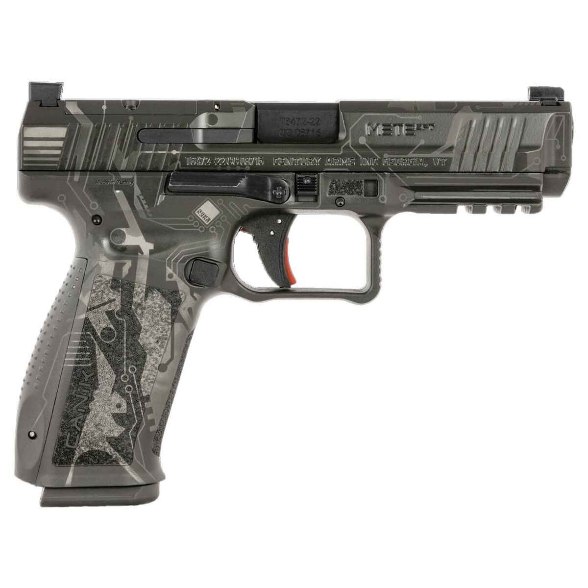 Canik Mete SFT 9mm Luger 5.2in Dark Cyber Cerakote Pistol - 20+1 Rounds - Camo Canik Mete SFT 9mm Luger 5.2in Dark Cyber Cerakote Pistol - 20+1 Rounds - Camo