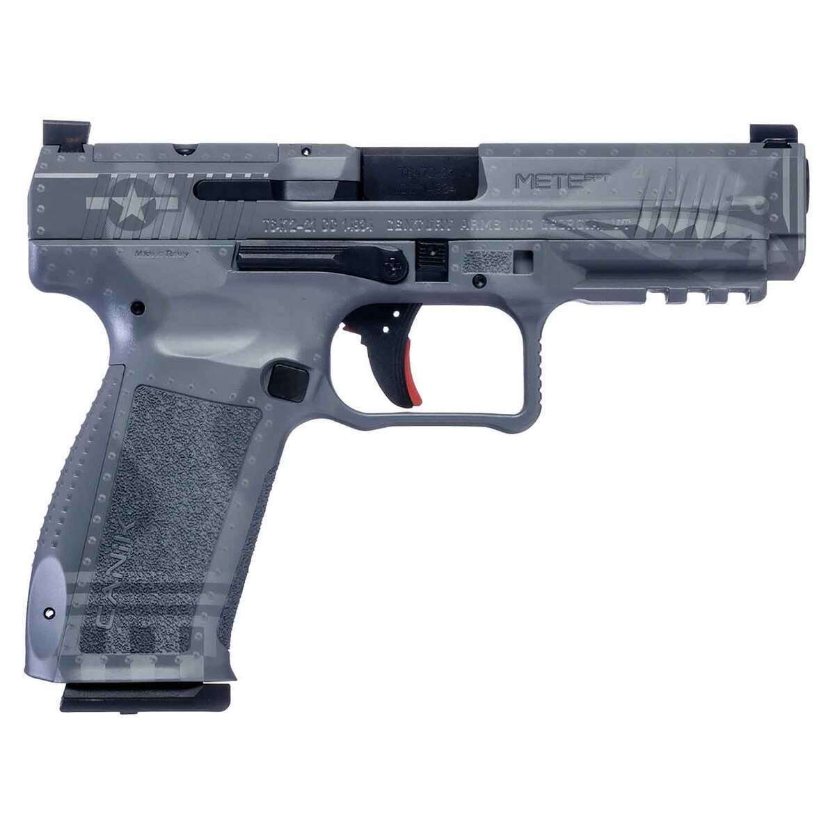 Canik Mete SFT 9mm Luger 4.46in Grey Bomber Cerakote Pistol - 18+1 Rounds - Gray Canik Mete SFT 9mm Luger 4.46in Grey Bomber Cerakote Pistol - 18+1 Rounds - Gray