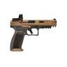 Canik SFx Rival 9mm Luger 5in Bronze Cerakote Pistol - 18+1 Rounds - Tan