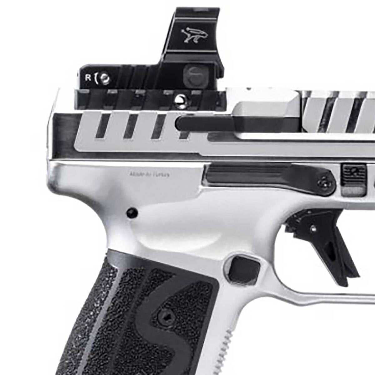 Canik SFX Rival-S Mecanik 9mm Luger 5.2in Chrome Pistol - 18+1 Rounds - Gray Canik SFX Rival-S Mecanik 9mm Luger 5.2in Chrome Pistol - 18+1 Rounds - Gray