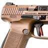 Canik TP9 Elite Combat 9mm Luger 4.73in FDE/Black Pistol - 18+1 Rounds - Brown