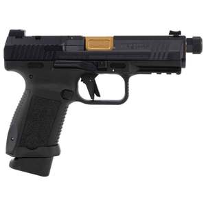 Canik TP9 Elite Combat Executive 9mm Luger 4.73in Black/Gold Pistol - 18+1 Rounds Canik TP9 Elite Combat Executive 9mm Luger 4.73in Black/Gold Pistol - 18+1 Rounds