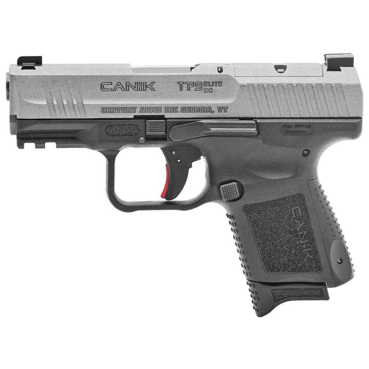 Canik TP9 Elite SC 9mm Luger 3.6in Tungsten Grey Cerakote Pistol - 12+1 Rounds Canik TP9 Elite SC 9mm Luger 3.6in Tungsten Grey Cerakote Pistol - 12+1 Rounds