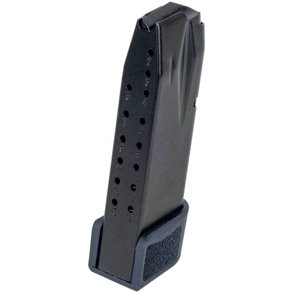 Canik TP9 Elite SC Black 9mm Luger Handgun Magazine with Grip Extension - 15 Rounds - Black Canik TP9 Elite SC Black 9mm Luger Handgun Magazine with Grip Extension - 15 Rounds - Black