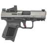 Canik TP9 Elite Sub-Compact With Shield SMS2 Red Sot 9mm Luger 3.6in Cerakote Pistol - 12+1 Rounds - Grey