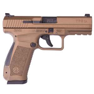 Canik TP9DA 9mm Luger 4.07in Bronze Cerakote Pistol - 10+1 Rounds