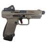 Canik TP9SF Elite Combat with Vortex Viper Red Dot 9mm Luger FDE Pistol - 18+1 Rounds - Brown