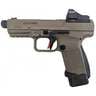 Canik TP9SF Elite Combat with Vortex Viper Red Dot 9mm Luger FDE Pistol - 18+1 Rounds - Brown