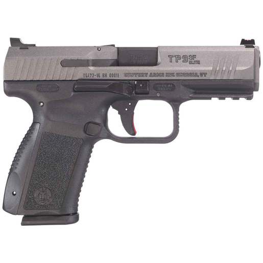Canik TP9SF Elite-S 9mm Luger 4.19in Tungsten Gray Cerakote Pistol - 15+1 Rounds - Black image