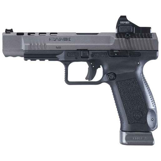 Canik TP9SFx 9mm Luger 5.2in Tungsten Grey Cerakote Pistol - 20+1 Rounds - Black image