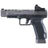 Canik TP9SFx 9mm Luger 5.2in Tungsten Grey Cerakote Pistol - 20+1 Rounds - Black