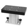 Cannon Fixed-Base Pedestal Mount Downrigger Accessory - 6in - Silver and Black