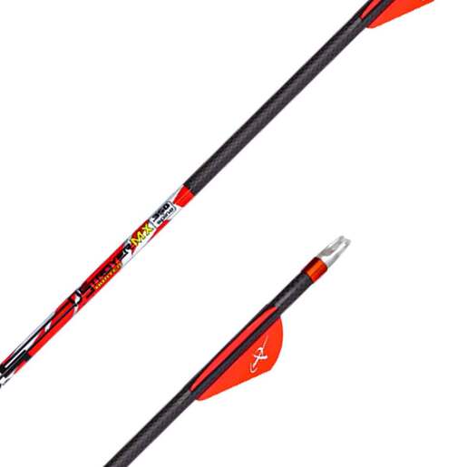 Carbon Express D-Stroyer MX Hunter 350 Carbon Arrows – 6 Pack – Red