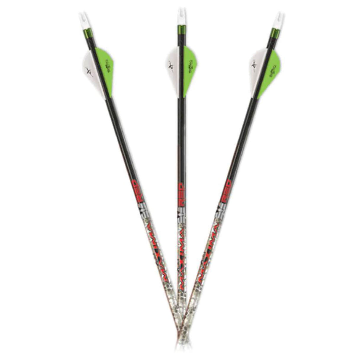 Carbon Express Maxima 250 Red Badlands Fletched 400 Spine Arrows 6