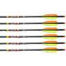 Carbon Express Mayhem 22in Carbon Crossbow Bolts - 6 Pack - Black