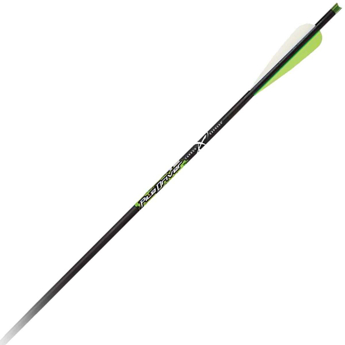 Carbon Express Piledriver 22in Carbon Crossbow Bolts - 6 Pack - Black Carbon Express Piledriver 22in Carbon Crossbow Bolts - 6 Pack - Black