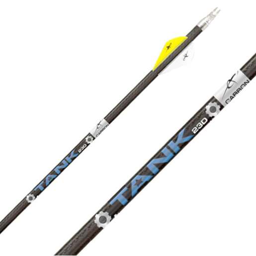 Carbon Express Tank 23D 350 spine Carbon Arrows – 12 Pack – Black