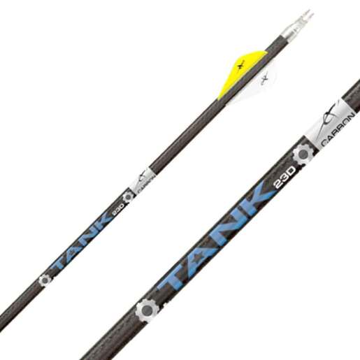 Carbon Express Tank 23D 55 spine Carbon Arrows – 12 Pack – Black