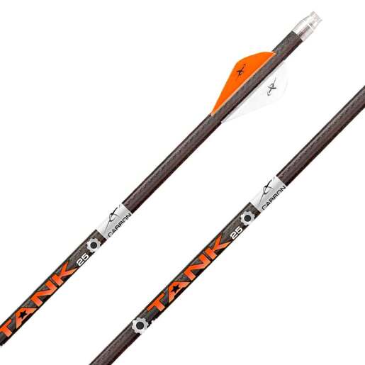 Carbon Express Tank 25 400 spine Carbon Arrows – 12 Pack – Black