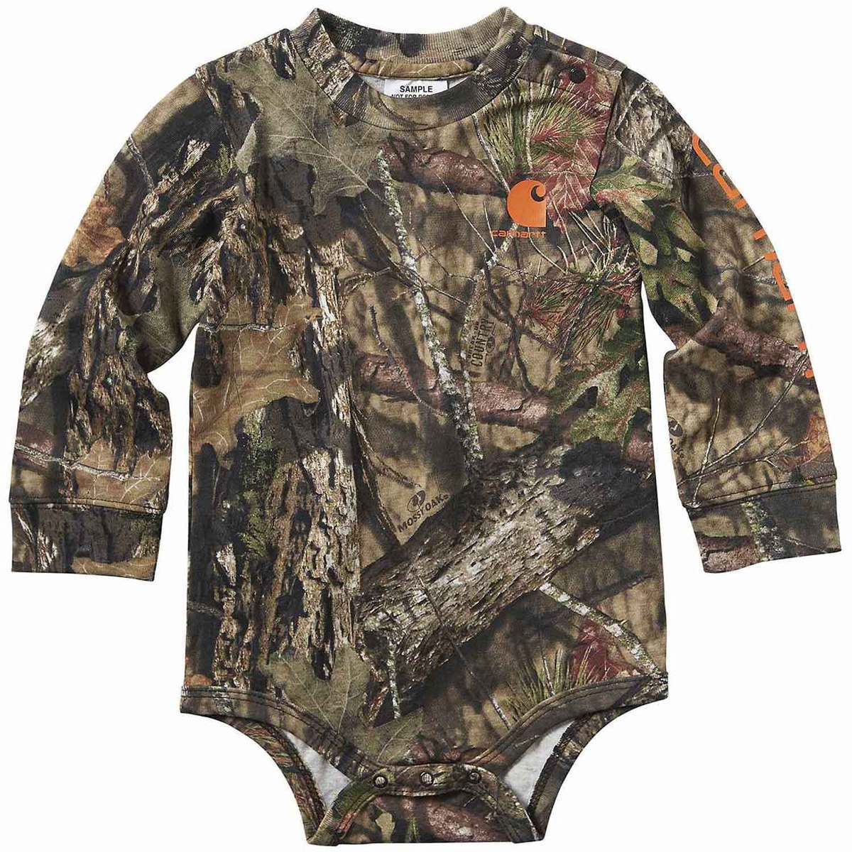 Carhartt Boys' Mossy Oak Country Long Sleeve Bodyshirt - 24M - Mossy Oak Country 24 Carhartt Boys' Mossy Oak Country Long Sleeve Bodyshirt - 24M - Mossy Oak Country 24
