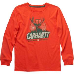 Carhartt Boys' Crewneck Graphic Long Sleeve Shirt