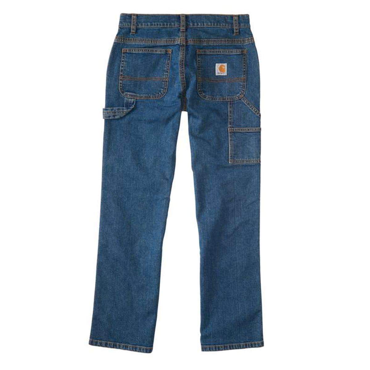 Carhartt Boy's Dungaree Denim Jeans - Medium Wash - 10 - Medium Wash 10 ...