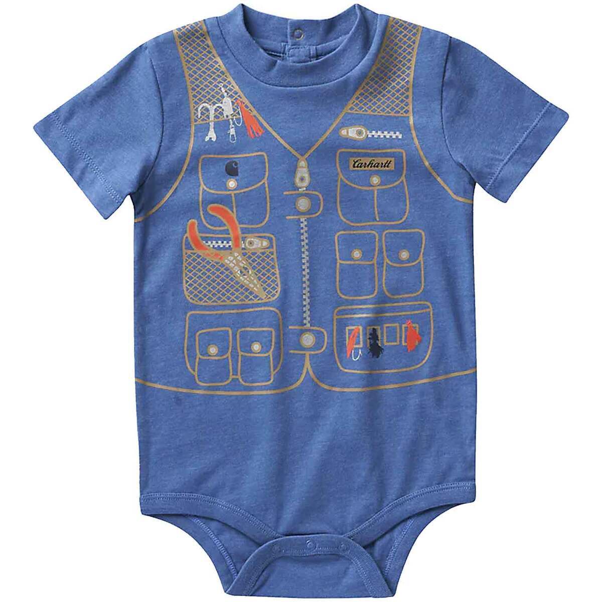 Carhartt Boys' Fishing Vest Short Sleeve Bodyshirt Carhartt Boys' Fishing Vest Short Sleeve Bodyshirt