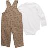Carhartt Boys' Graphic Long Sleeve Bodyshirt and Canvas Printed Overall 2-Piece Set