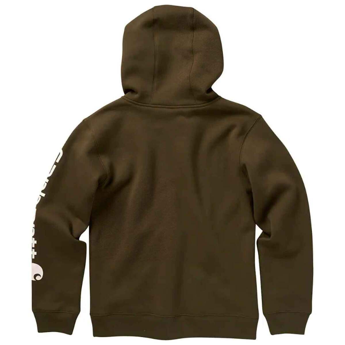 Carhartt Boys' Long Sleeve Full Zip Logo Hoodie Carhartt Boys' Long Sleeve Full Zip Logo Hoodie