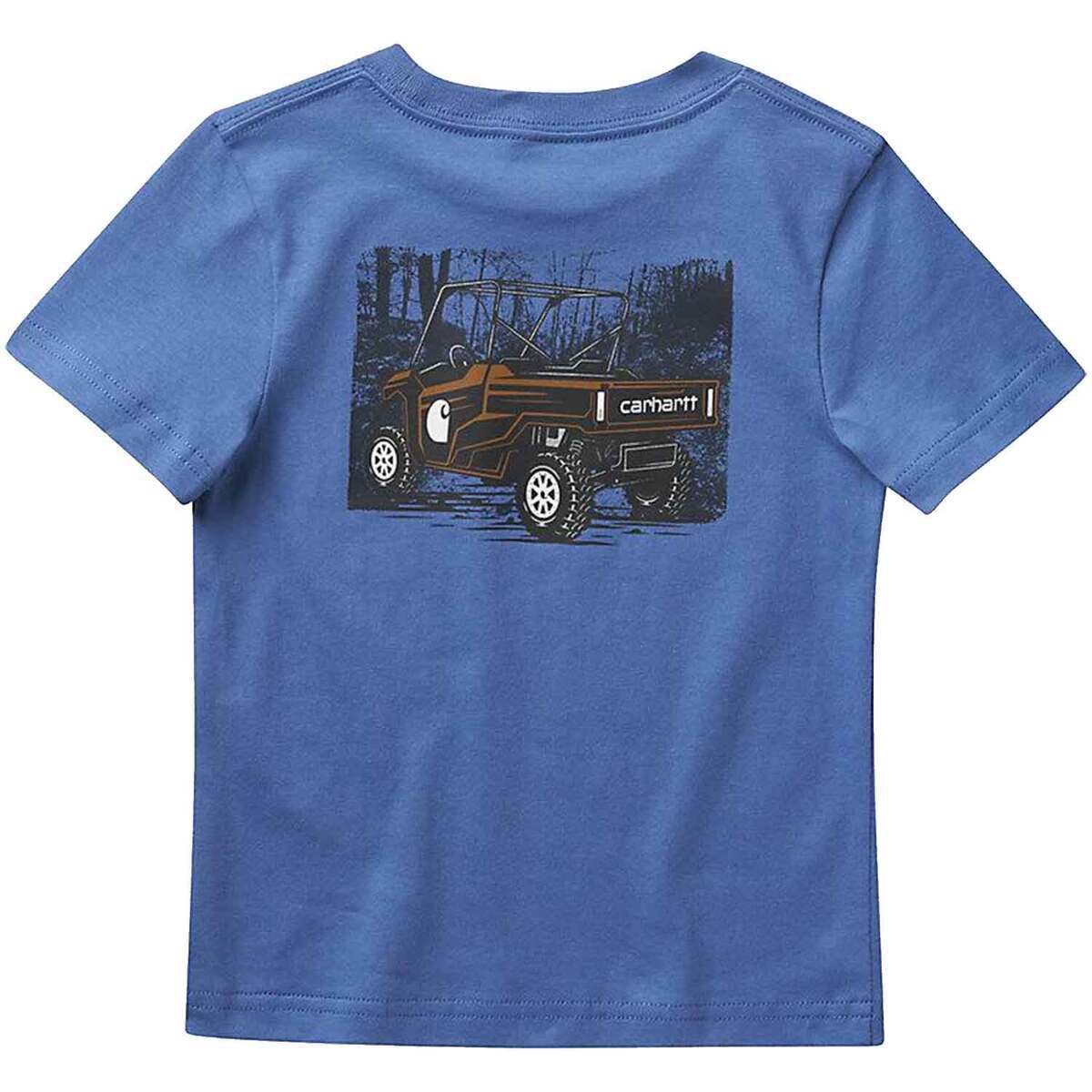 Carhartt Boys' Trail Runner Short Sleeve Casual Shirt Carhartt Boys' Trail Runner Short Sleeve Casual Shirt