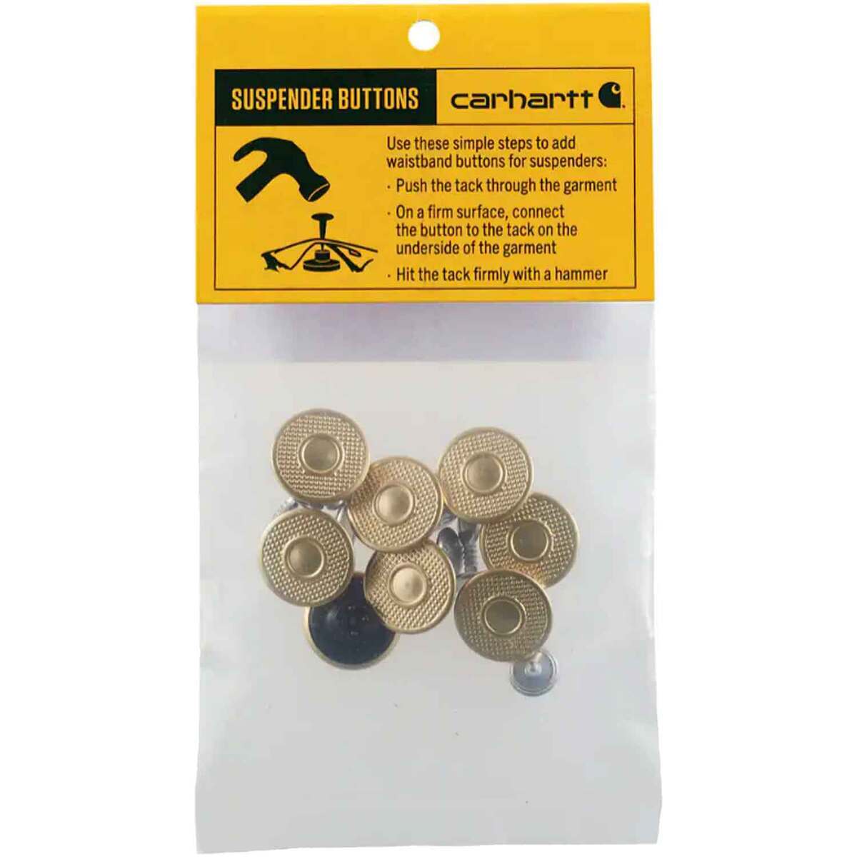 Carhartt 5 Zipper Slider Repair Kit, Brass : : Clothing