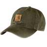 Carhartt Canvas Adjustable Hat - Army Green - One Size Fits Most - Army Green One Size Fits Most