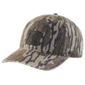 Carhartt Canvas Mossy Oak Bottomland Camo Adjustable Hat
