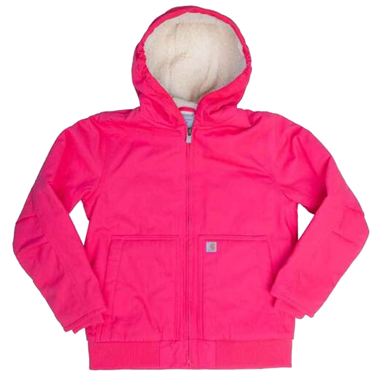 Carhartt Girls' Active Jac Flannel Quilt Lined Hoodie Carhartt Girls' Active Jac Flannel Quilt Lined Hoodie