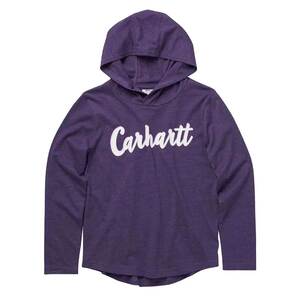 Carhartt Girls' Hooded Graphic Long Sleeve Shirt