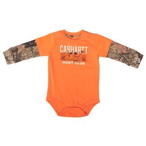 Carhartt Infant Layered Camo Long Sleeve Bodyshirt