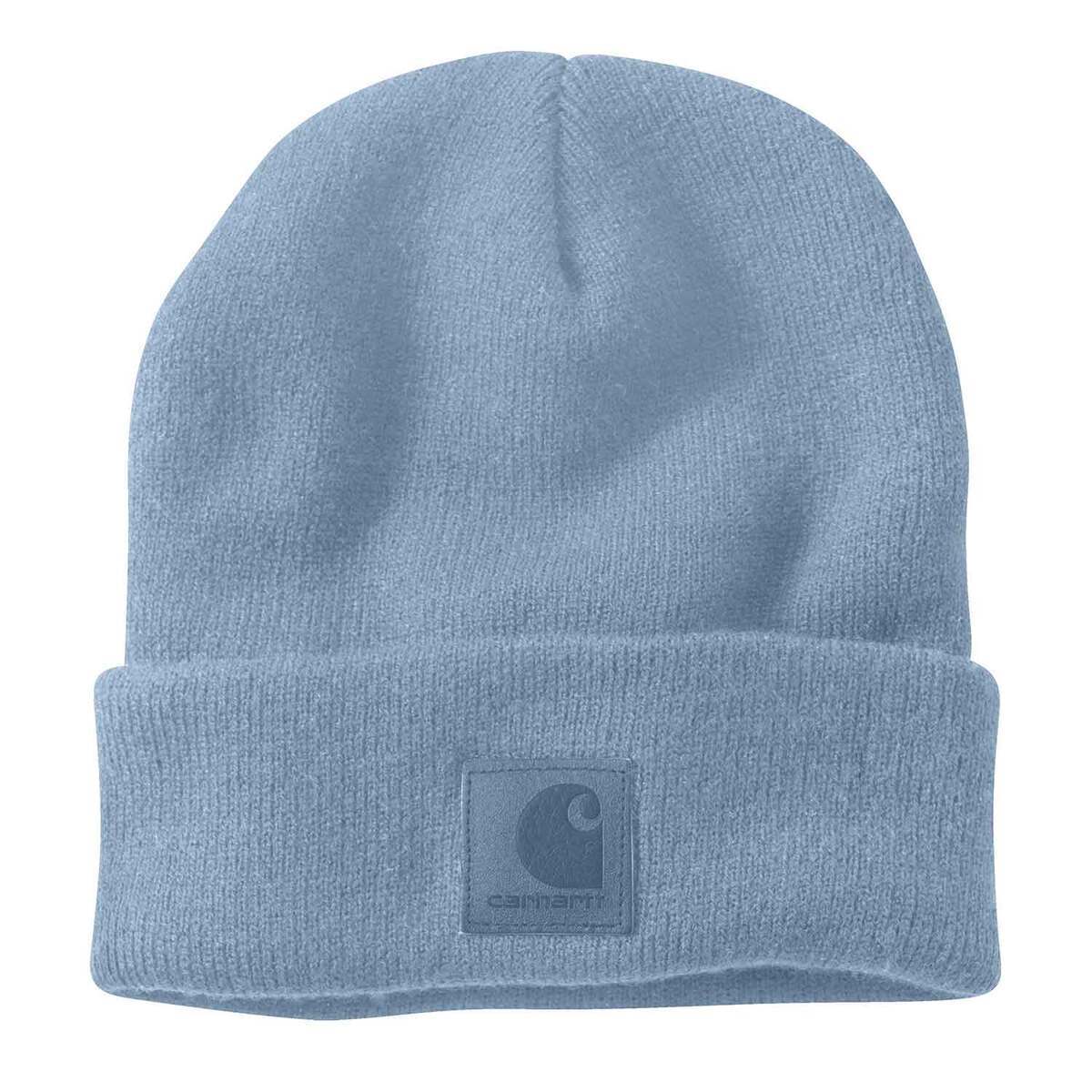 Carhartt Knit Leather Patch Beanie Carhartt Knit Leather Patch Beanie