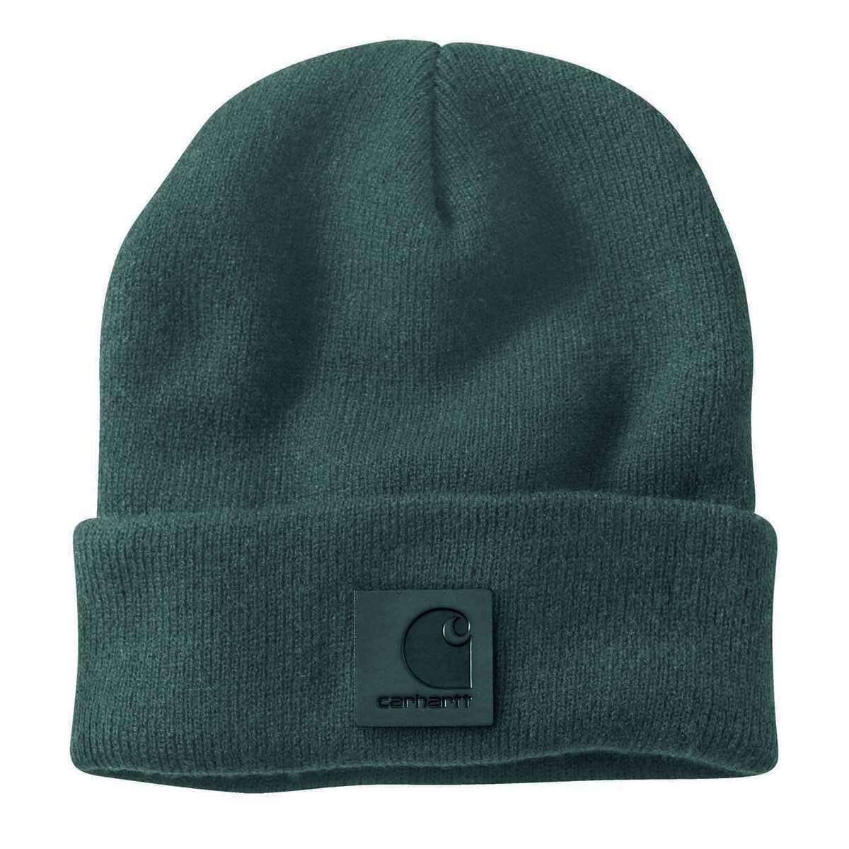 Carhartt Knit Leather Patch Beanie Carhartt Knit Leather Patch Beanie