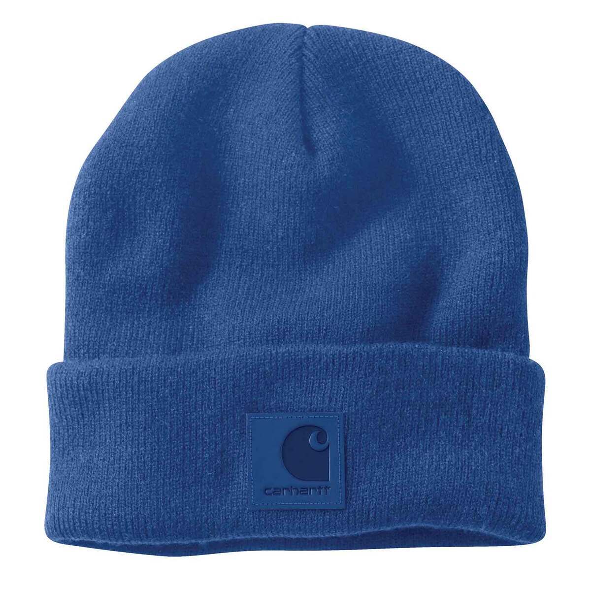 Carhartt Knit Leather Patch Beanie Carhartt Knit Leather Patch Beanie