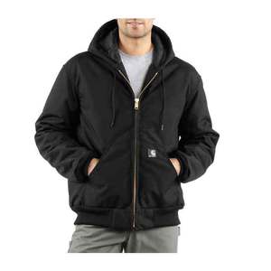 Carhartt Men's Arctic Extremes Rain Defender Quilt Lined Insulated Jacket - Black - L Tall