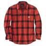 Carhartt Men's Flannel Plaid Long Sleeve Work Shirt