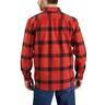 Carhartt Men's Flannel Plaid Long Sleeve Work Shirt