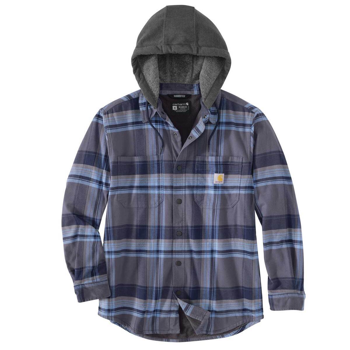 Carhartt Men's Fleece Lined Flannel Shirt Jacket | Sportsman's Warehouse