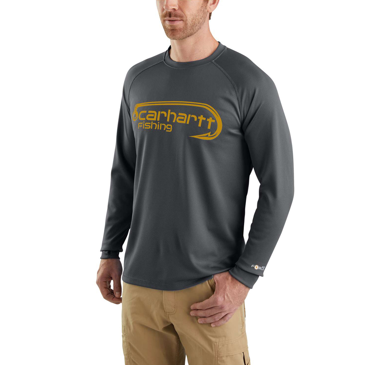 Carhartt Men S Force Fishing Graphic Long Sleeve Shirt Sportsman S Warehouse
