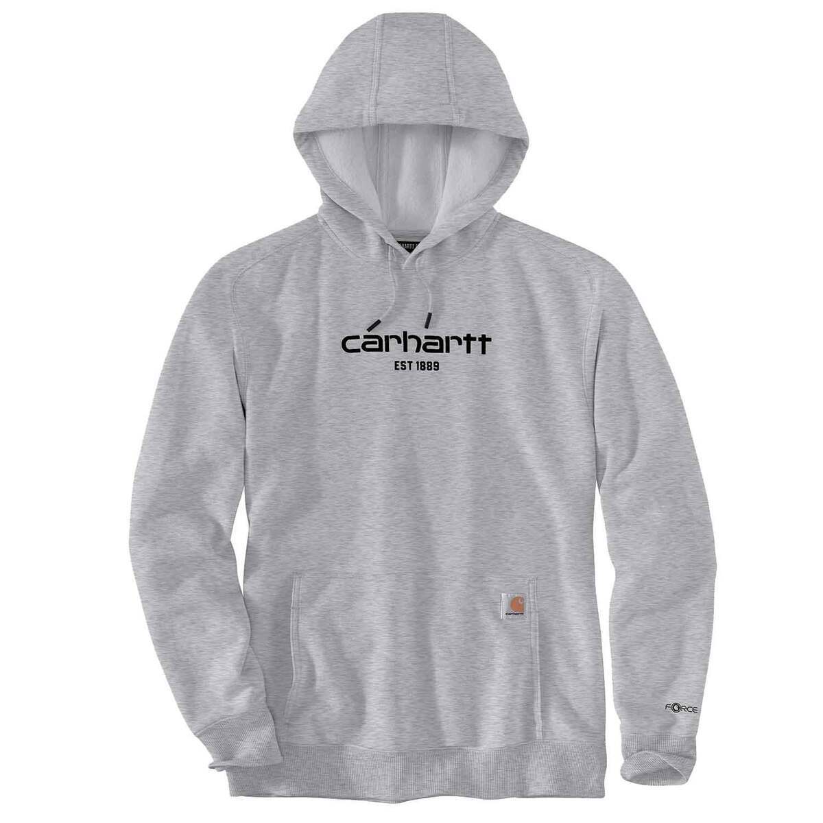Carhartt Men's Force Logo Graphic Casual Hoodie Carhartt Men's Force Logo Graphic Casual Hoodie