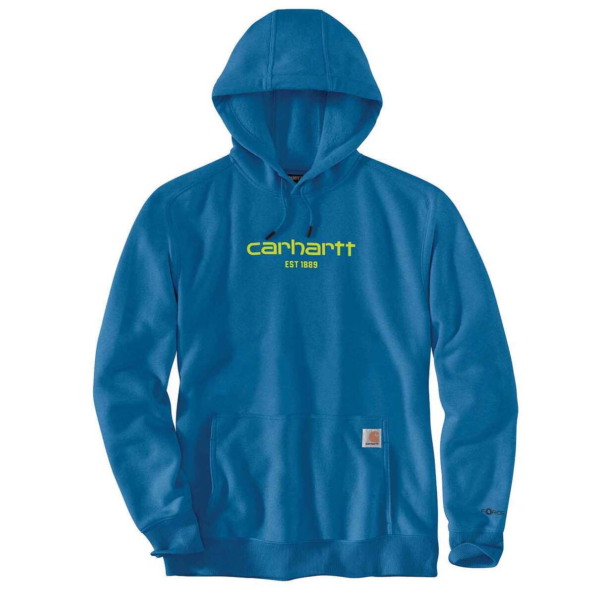 Carhartt Men's Force Logo Graphic Casual Hoodie Carhartt Men's Force Logo Graphic Casual Hoodie