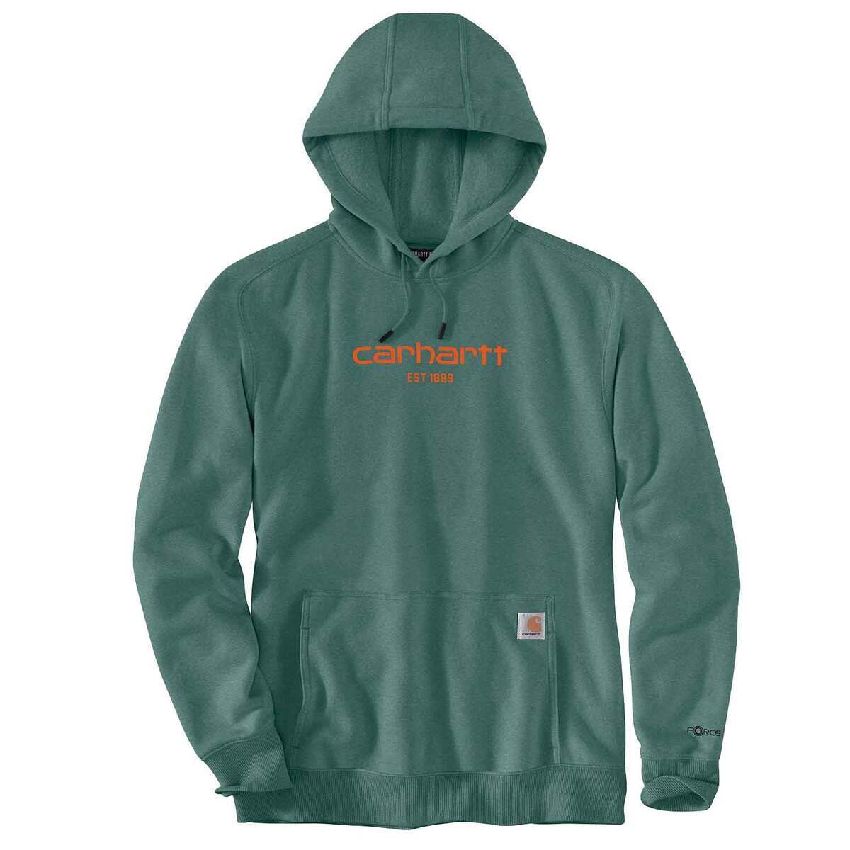 Carhartt Men's Force Logo Graphic Casual Hoodie Carhartt Men's Force Logo Graphic Casual Hoodie