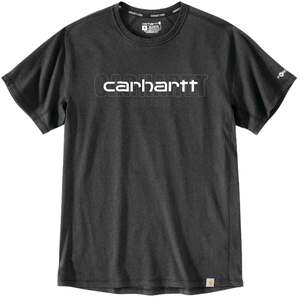 Carhartt Men's Force Relaxed Fit Midweight Logo Graphic Short Sleeve Work Shirt