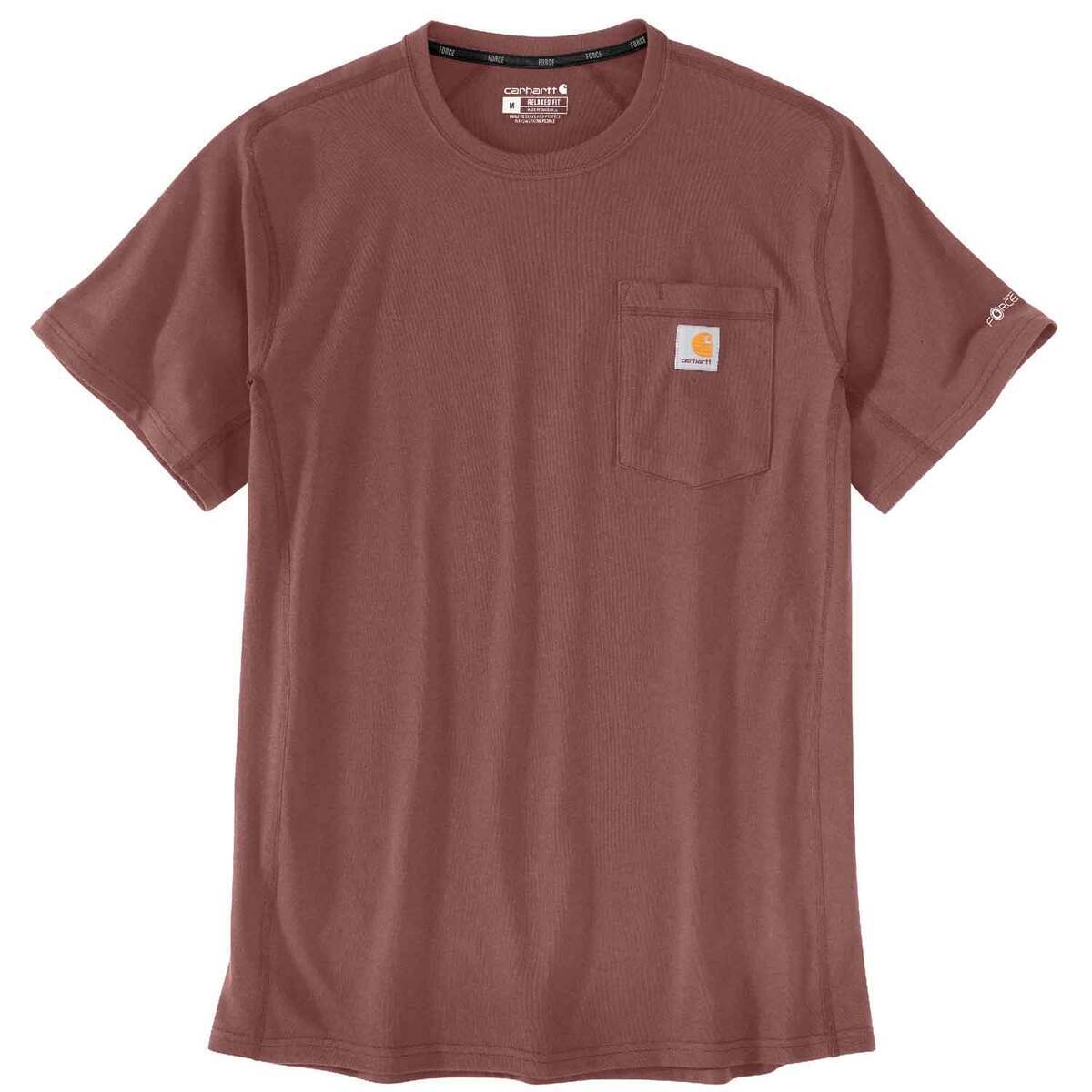 Carhartt Men's Force Relaxed Fit Midweight Pocket Short Sleeve Work Shirt Carhartt Men's Force Relaxed Fit Midweight Pocket Short Sleeve Work Shirt